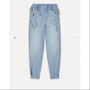 Something Navy Sydney Side Tie Pants. Worn twice. Very Good Condition.